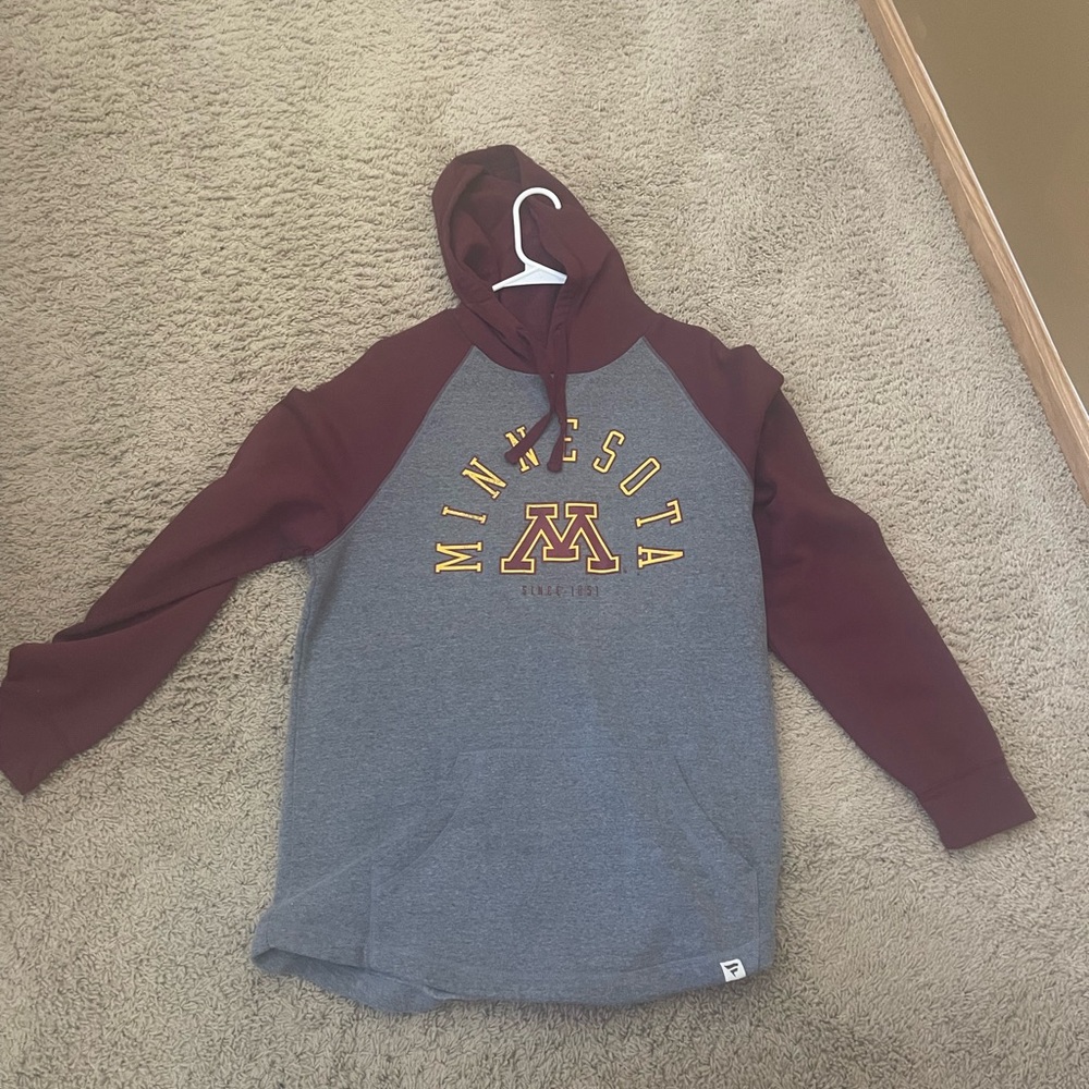 Fanatics Maroon and Gray Hoodie